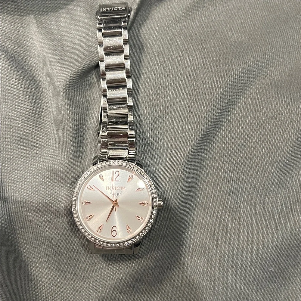 INVICTA WATCH ANGEL 31366 36mm PC21J Quartz PRE OWNED NO BOX